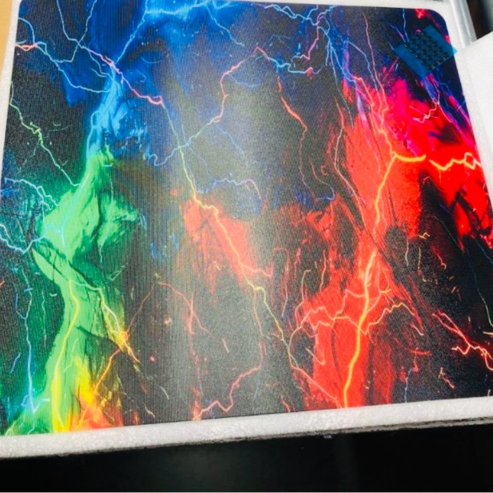 Vibrant Abstract Mouse Pad